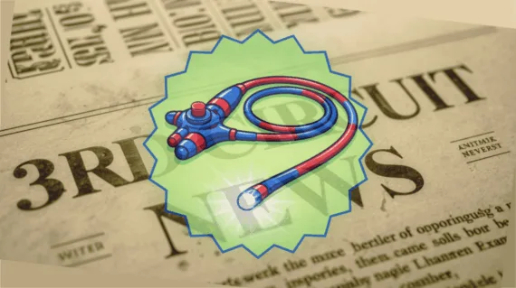 3rd Circuit Endoscope News headline featuring a medical exam scope