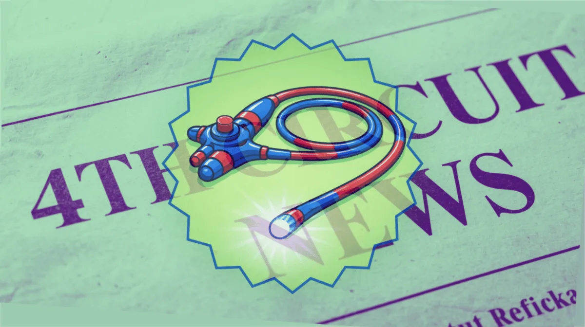 4th Circuit Endoscope News headline featuring a medical exam scope