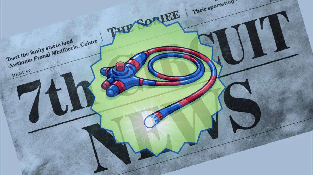 7th Circuit Endoscope News headline featuring a medical exam scope