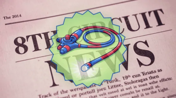 8th Circuit Endoscope News headline featuring a medical exam scope