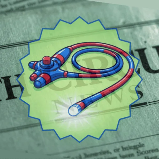 9th Circuit Endoscope News headline featuring a medical exam scope